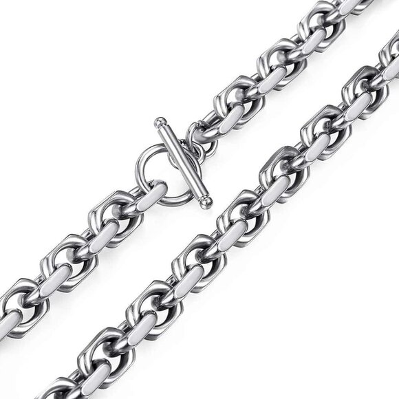 Mens Womens Stainless Steel Necklace Cable Rolo Link Chain 18-22 inch - Picture 7 of 8